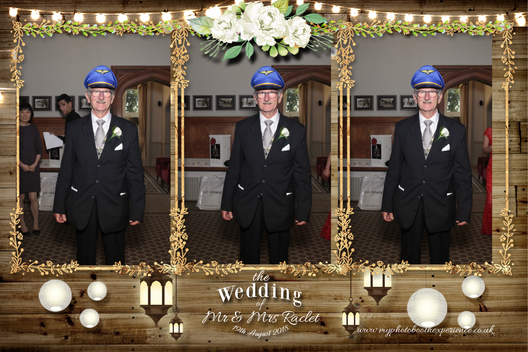 Mr & Mrs Raclet | View more photos from the event at gallery.myphotoboothexperience.co.uk/u/MyPhotoBoothExperienceLtd/Mr-Mrs-Raclet